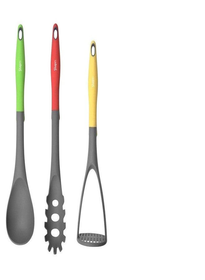 Shapes Nylon Ereca Kitchen Tool Set, 31 Cm, Multicolor, 3 Piece - Image 1